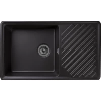 Кухонная мойка GranFest Quarz 53 85,1x47,9 см, черный