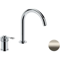 Смеситель для раковины Remer Atelier AL57XV без донного клапана, нержавеющая сталь