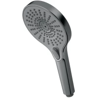 Душевая лейка Feramolli Sole S041GB 130 мм, 3 режима, графит матовый