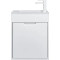 Тумба с раковиной Uperwood Modul 393020544 50 см L/R, подвесная, белый матовый