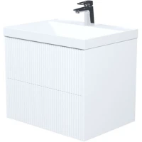 Тумба под раковину IDDIS Bild 2.0 BIL60W1i95 59,1 см, подвесная, белый матовый