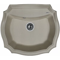 Кухонная мойка Florentina Эмилия 640 20.355.D0640.307 64x55 см, серый шелк