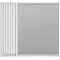 Зеркальный шкаф Brevita Balaton BAL-04090-01-Л 88,2x80 см L, с подсветкой, выключателем, белый матовый - 1