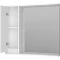 Зеркальный шкаф Brevita Balaton BAL-04090-01-Л 88,2x80 см L, с подсветкой, выключателем, белый матовый - 4