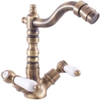 Смеситель для биде без донного клапана Rav Slezak Morava Retro MK520.5/9SM