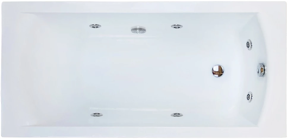 

Акриловая гидромассажная ванна 170x70 см Royal Bath Vienna Standart RB953203ST
