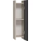 Шкаф одностворчатый Misty Поло О-Пол08020-014По 20x80 см L/R, дуб галифакс/антрацит матовый - 6