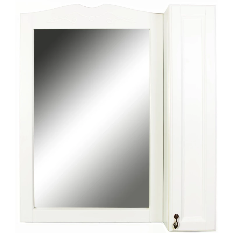 Зеркальный шкаф 85x99,5 см молочный Orange Classic F7-85ZS3