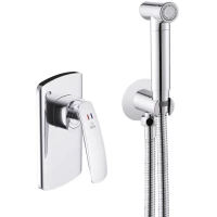 Гигиенический душ Rose R1105 со смесителем, хром