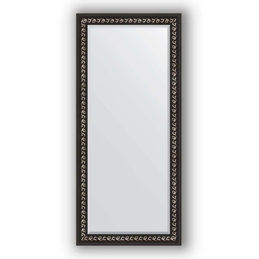Зеркало 75x165 см черный ардеко Evoform Exclusive BY 1205