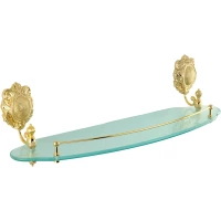 Полка стеклянная 55 см Migliore Cleopatra ML.CLE-60.720.DO