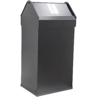 Контейнер для мусора Nofer 14118.2.N 40л, напольный, черный матовый