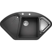 Кухонная мойка Blanco Delta II InFino антрацит 523656