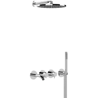 Душевой комплект Mariani NEXT B0017HNXP3TB30 300 мм, со смесителем, хром