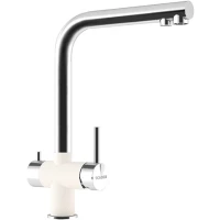 Смеситель для кухни с подключением к фильтру Schock Vitus нержавеющая сталь/альпина 710430