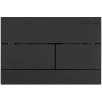 Кнопка смыва Wonzon & Woghand WW-IB235-MB для инсталляции, черный матовый