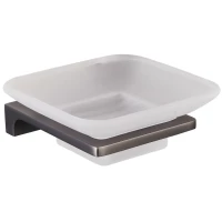 Мыльница Rav Slezak Nil NLA0300MG настенная, оружейная сталь матовый