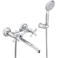 Смеситель для ванны Lemark Benefit LM2513C с душевым гарнитуром, хром