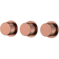 Смеситель для ванны Boheme Stick Diamond 124-3-CB.1 встраиваемый, медь матовая