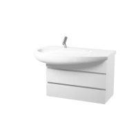 Тумба белый глянец 73,2 см 2 ящика Laufen Alessi One 4.2447.0.097.631.1