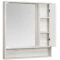 Зеркальный шкаф 80x91 см белый глянец/дуб крафт Акватон Флай 1A237702FAX10 - 2