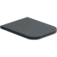 Сиденье для унитаза GSG Brio BRCOPRSLTICR028 с микролифтом, антрацит матовый