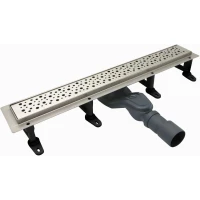 Душевой трап (лоток) Cezares Slider SLIDER-LD-60-Cr 60 см, с решеткой, перфорированный, хром