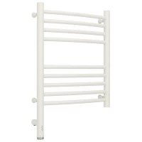 Полотенцесушитель электрический 500x400 белый матовый МЭМ левый, перемычка выгнутая Сунержа Богема 3.0 30-5802-5040