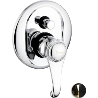 Смеситель для ванны Emmevi Tiffany 6019/NO встраиваемый, золотой/черный