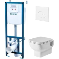 Комплект подвесной унитаз + система инсталляции Santek Нео 1.WH50.1.758