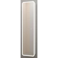 Пенал Misty Лоренцо МВК009 подвесной L/R, с LED-подсветкой, сенсорным выключателем, диммером, белый матовый