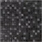 Мозаика Natural Pastel (PST) 4PST-007 Стекло, Мрамор черный 29,8x29,8