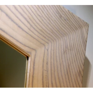 Изображение товара зеркало 100x100 см светлое дерево clarberg papyrus wood pap-w.02.10/light