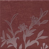 Декор Kerama Marazzi Барберино 5 бордо глянцевый 20x20x0,69 HGD\C569\5293