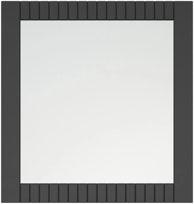 Зеркало 80x85 см графит матовый Corozo Терра SD-00001327 пенал corozo терра 35х187 графит матовый sd 00001325