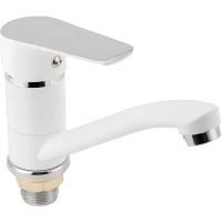 Смеситель для кухни Viko V-4140 хром/белый