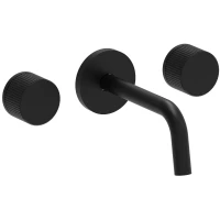 Смеситель для раковины Paffoni Jo JO003NO встраиваемый, без донного клапана, черный матовый