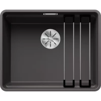 Кухонная мойка Blanco Etagon 500-F InFino 526344 52,7x42,7 см, темная скала