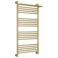 Полотенцесушитель водяной 1200x600 состаренная латунь Сунержа Богема с полкой+ 051-0223-1260