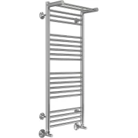 Полотенцесушитель водяной Terminus Аврора с полкой П20 4670078529435 1000x432, хром