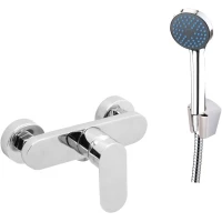 Смеситель для душа AQG Vent-i2 01VE2302CR с душевым гарнитуром, хром