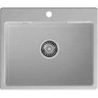 Кухонная мойка GranFest Urban 658 58x49 см, серый