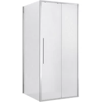 Душевой уголок Niagara NG-65-9CH-CH90-34 90x90 см, профиль хром, стекло шиншилла