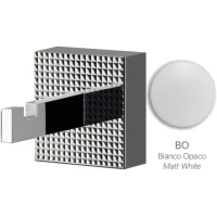 Крючок Cezares Prizma PRIZMA-HK1-BIO для ванны, белый матовый