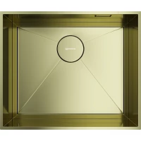 Кухонная мойка Omoikiri Kasen 53-26-INT-LG 4993790 53x45 см, светлое золото