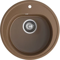 Кухонная мойка GranFest Rondo 510 50,5x50,8 см, терракот