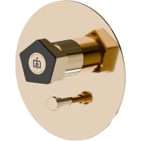 Смеситель для ванны Newform Park Limited Edition 69770E.62.093 встраиваемый, золотой