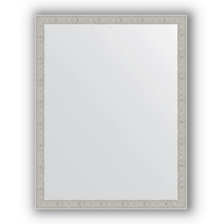 Зеркало 71x91 см волна алюминий Evoform Definite BY 3262 зеркало шкаф style line панда волна 60 с подсветкой белый 4650134470383