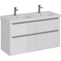 Тумба белый глянец 120 см Lemark Buno LM04B125T