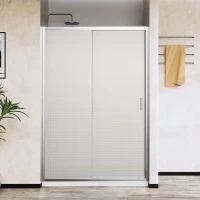 Душевая дверь Vincea City VDS-5CT140MT 140 см, профиль хром, стекло текстурное